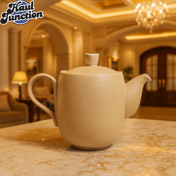 Winsor England 1000cc Ceramic Textured Tea Pot Matt Brown