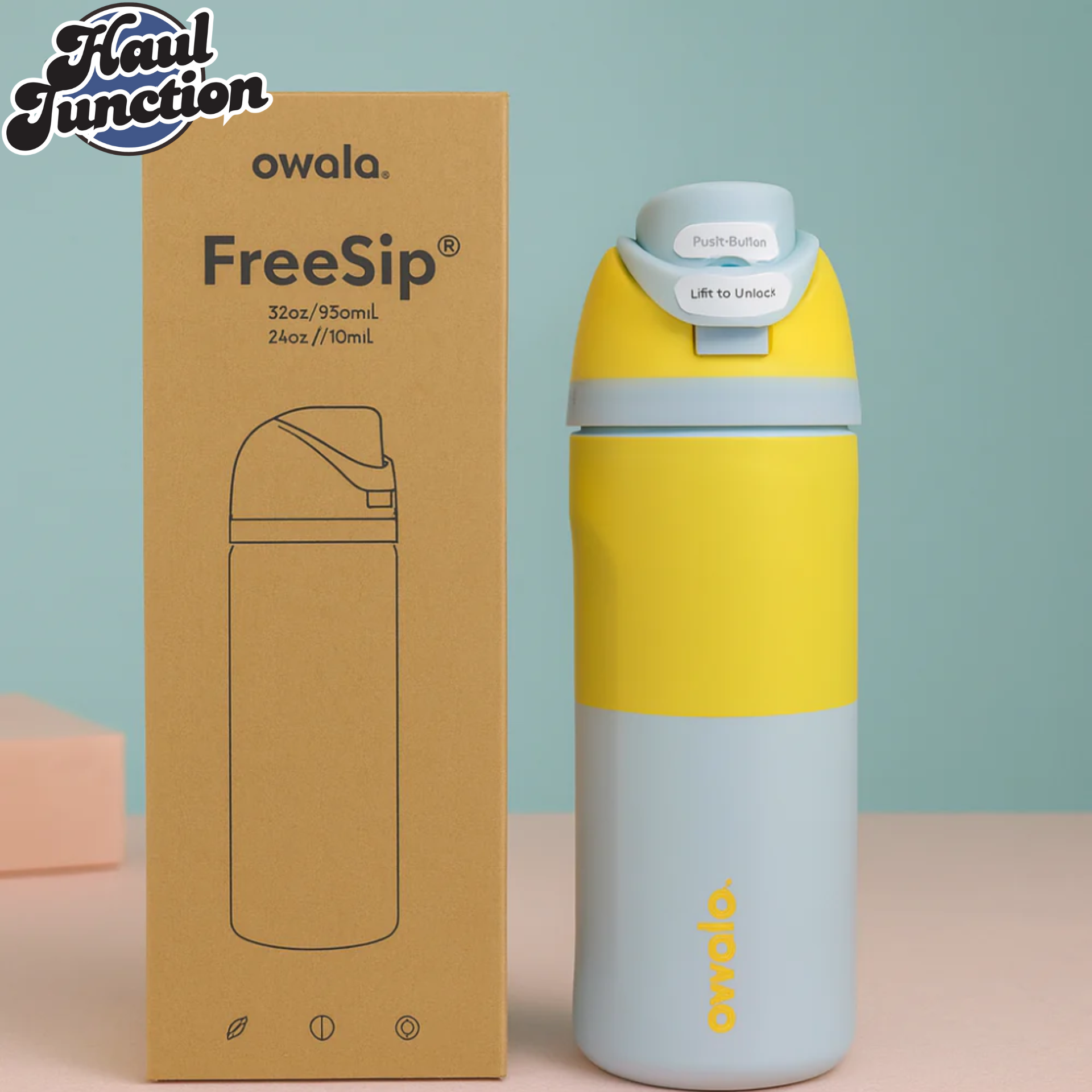 OWALA FREESIP 24OZ WATER BOTTLE - SUNRISE YELLOW