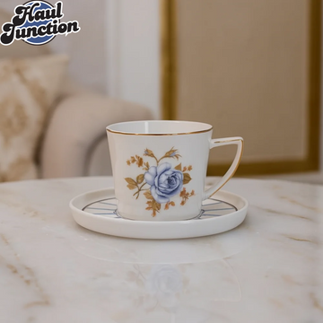 ANGELA 6-Piece Luxury Tea Cup & Saucer Set