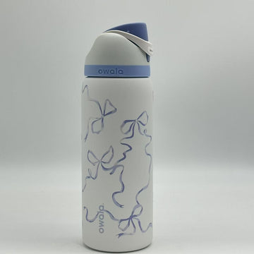OWALA FREESIP 24OZ-32OZ WATER BOTTLE - BLUE RIBBON WAVES