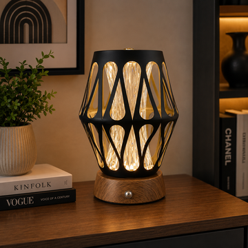 Aurora Crystal Glow Table Lamp