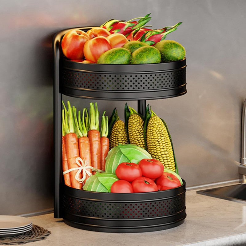 360° Rotating Double Layer Spice Rack