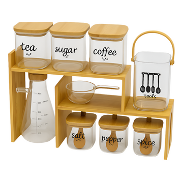BambooNest 9-Piece Kitchen Organizer Set