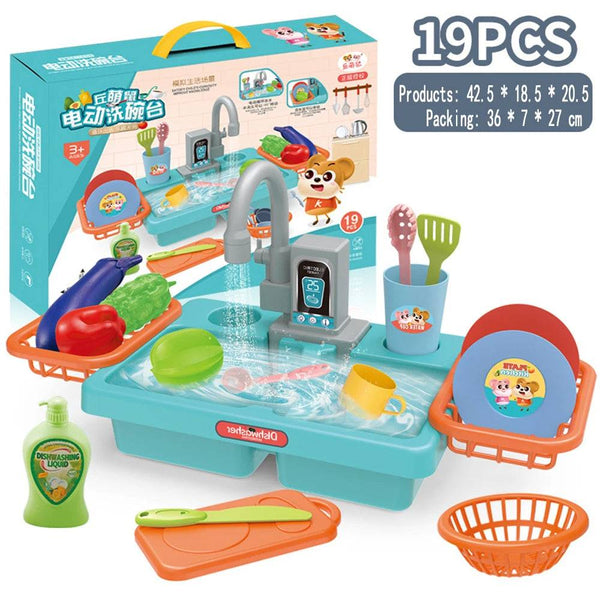 Electric Dishwasher Sink Kitchen Set For Kids