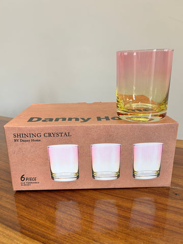 Danny Home Shining Crystal Glass 6Pcs (410ml)