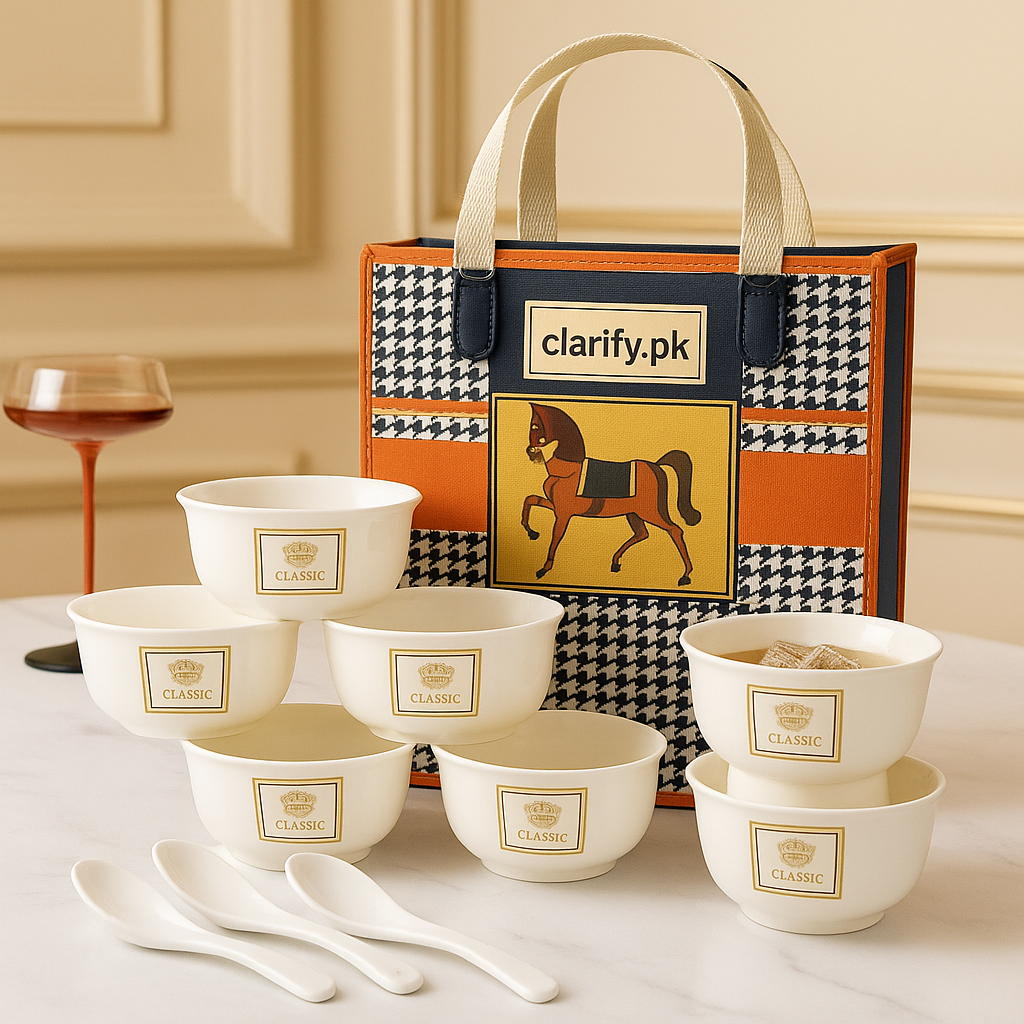 Luxury 6-Pcs Cup Set – Premium Ceramic Cups with Packaging