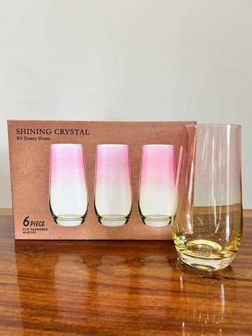 Danny Home Shining Crystal Glass 6Pcs (550ml)