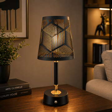 GeoLuxe Modern Table Lamp