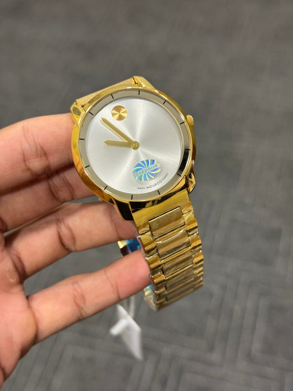 MOVADO FULL GOLDEN WHITE Dial