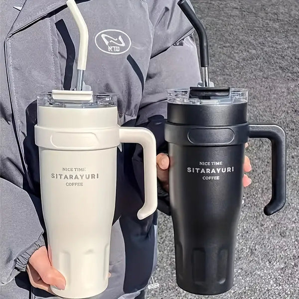 Large-Capacity Stainless Steel Insulated Tumbler