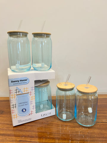 Danny Home Sipper Sky Blue 4Pcs