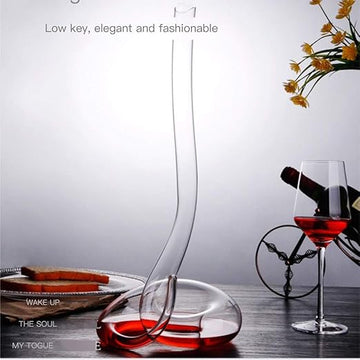 Creative Snake-shaped Transparent Decanter
