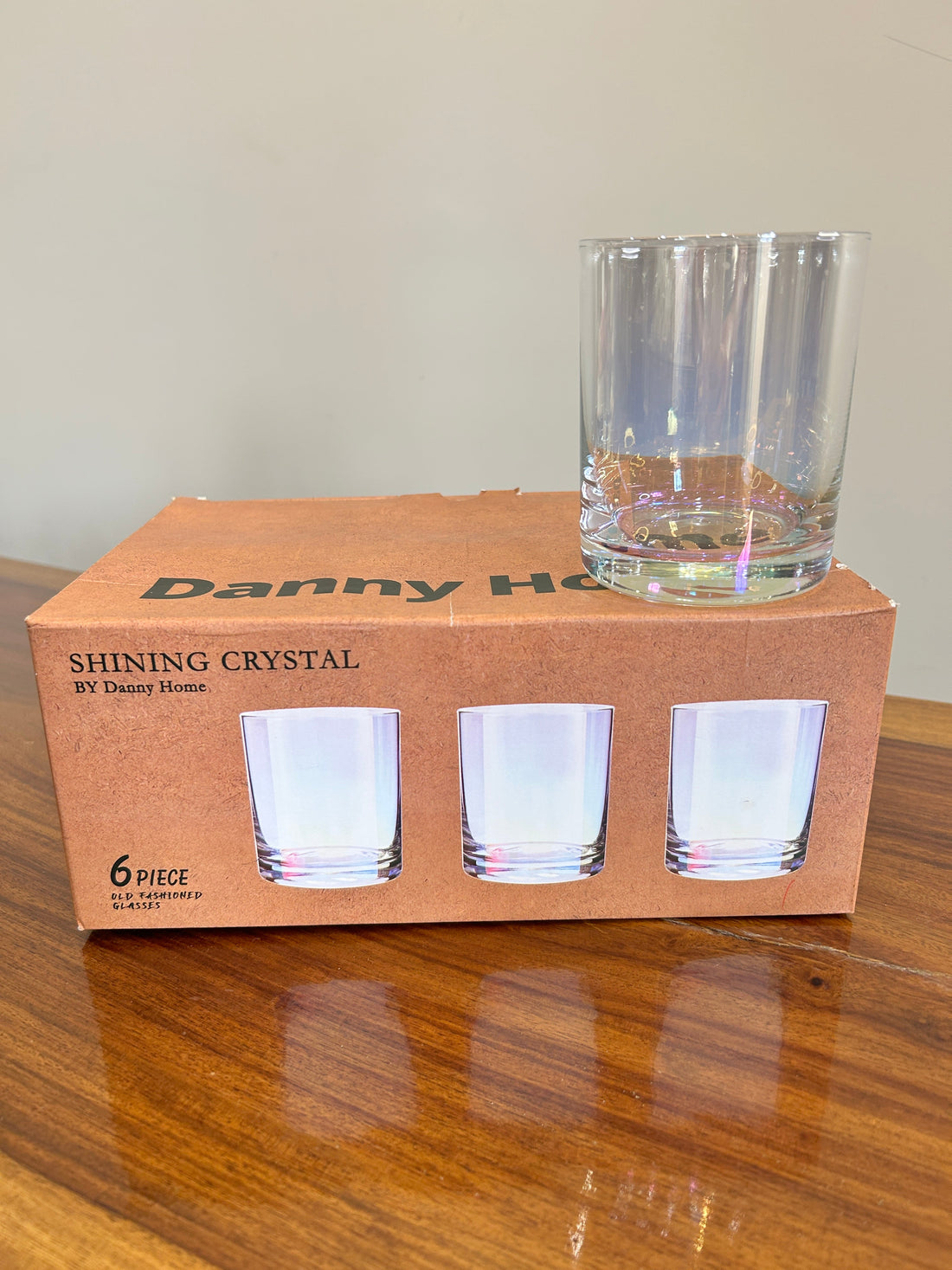 Danny Home Rainbow Glass 6Pcs (410ml)