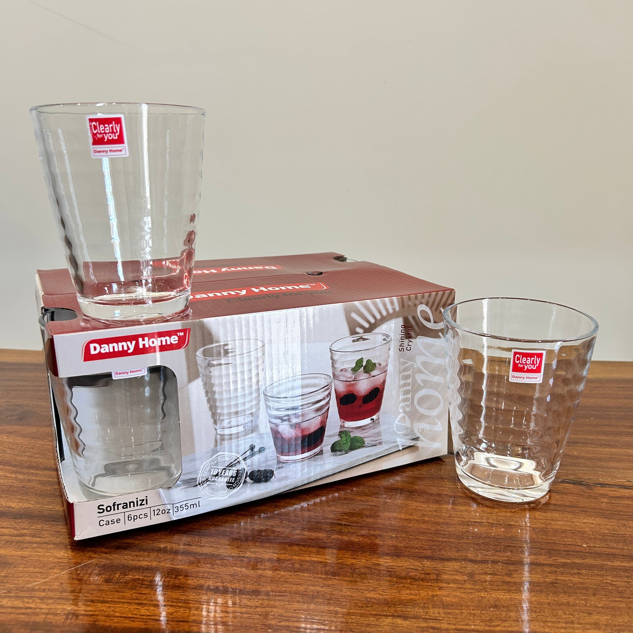 Danny Home Sofranizi Glass 6Pcs (355ml)