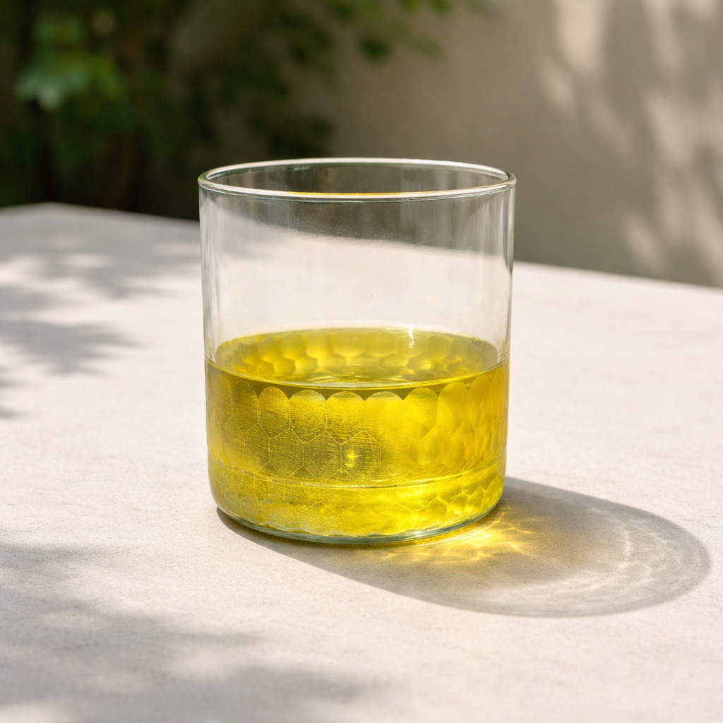 Golden Bottom Golden Bottom Crystal Glass - Round - Set of 6