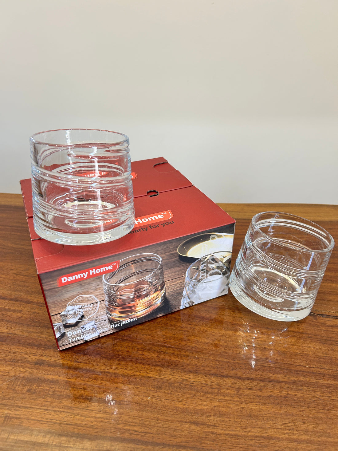 Danny Home Revolving Dancer Glasses 4Pcs (320ml)