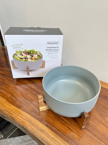 Danny Home Salad Bowl With Stand