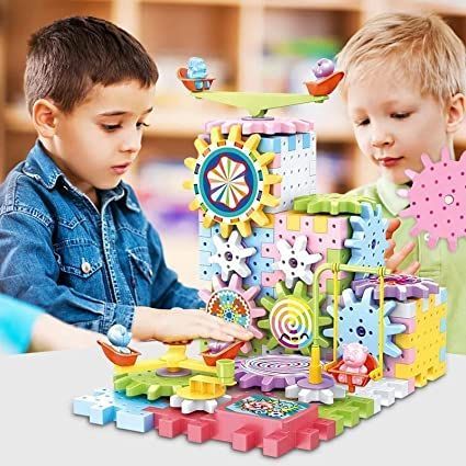 Electric Gear Building Blocks 83Pc