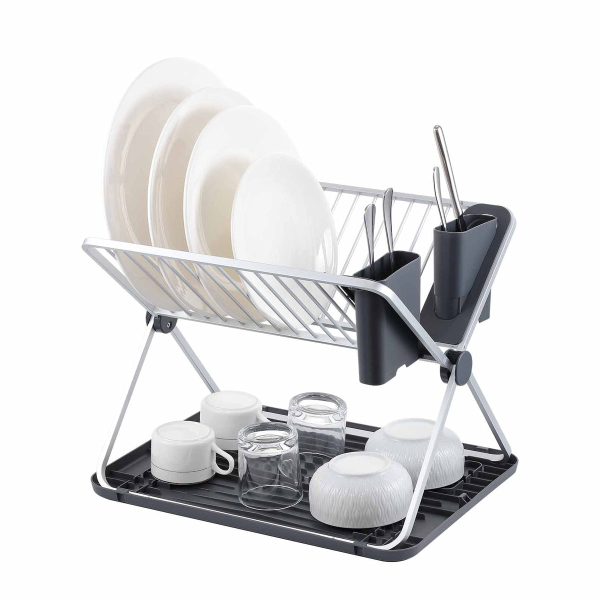 BINCA FOLDABLE ALUMINUM DISH RACK
