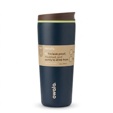 Owala SmoothSip Slider Coffee Tumbler – 20 oz / 590 ml
