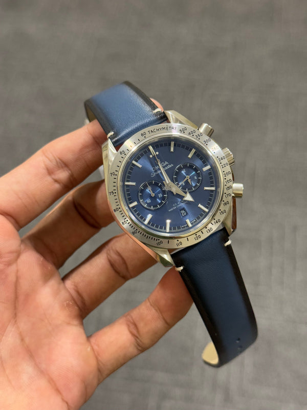 Omega Speed | Silver Case | Chrono | All Blue