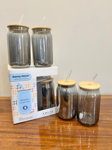 Danny Home Sipper Black 4Pcs