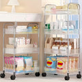  Acrylic 3-tier and 4-tier trolley for storage.