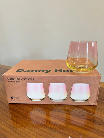 Danny Home Shining Crystal Glass 6Pcs (360ml)
