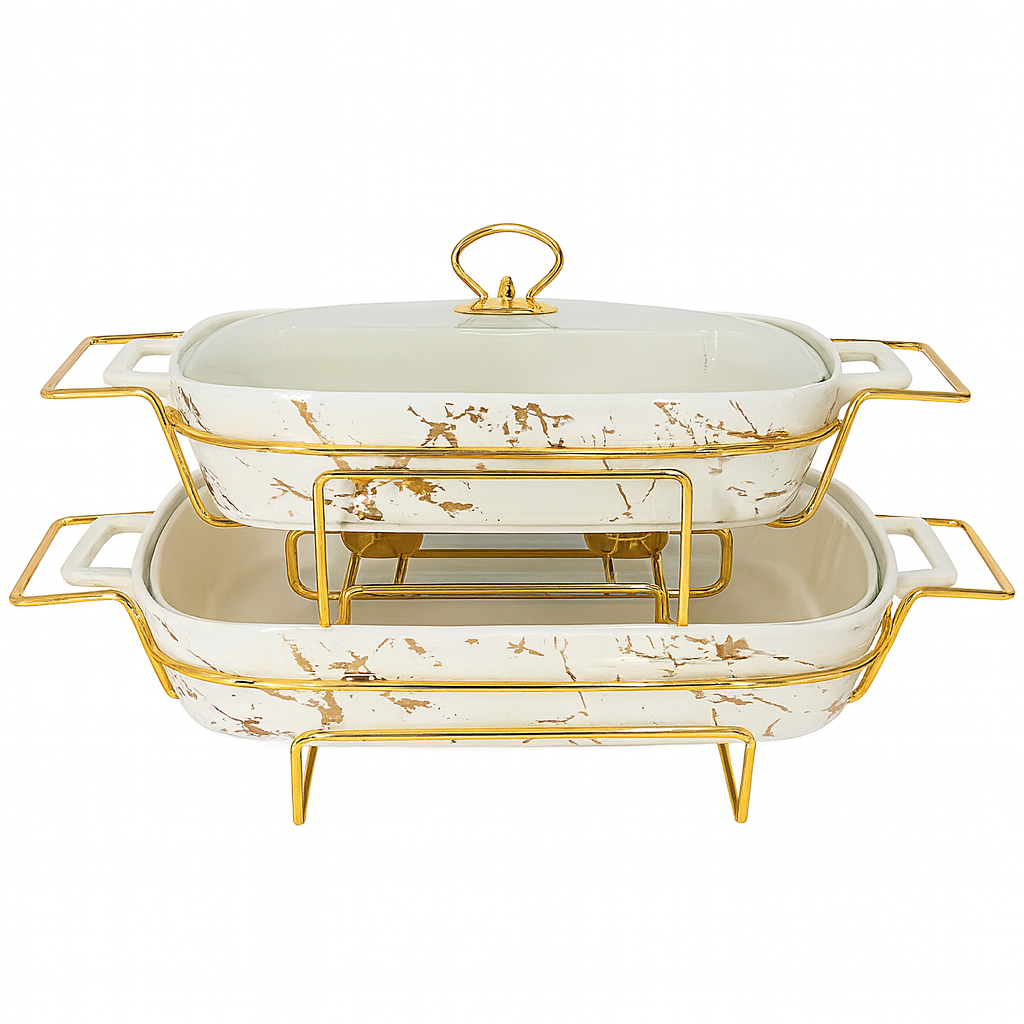 Porcelain Rectangle Burning Dishes