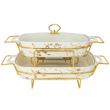 Porcelain Rectangle Burning Dishes