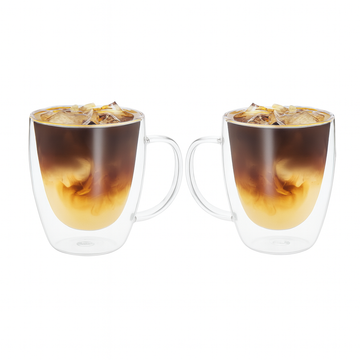 Double Wall Glass Cup – 2 Pcs (150ml)