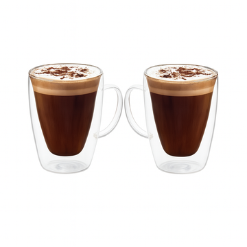 Double Wall Glass Cup – 2 Pcs (80ml)