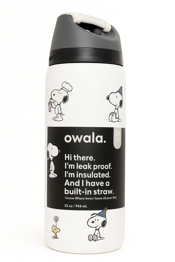Owala FreeSip® | 32 Oz | Snoopy white
