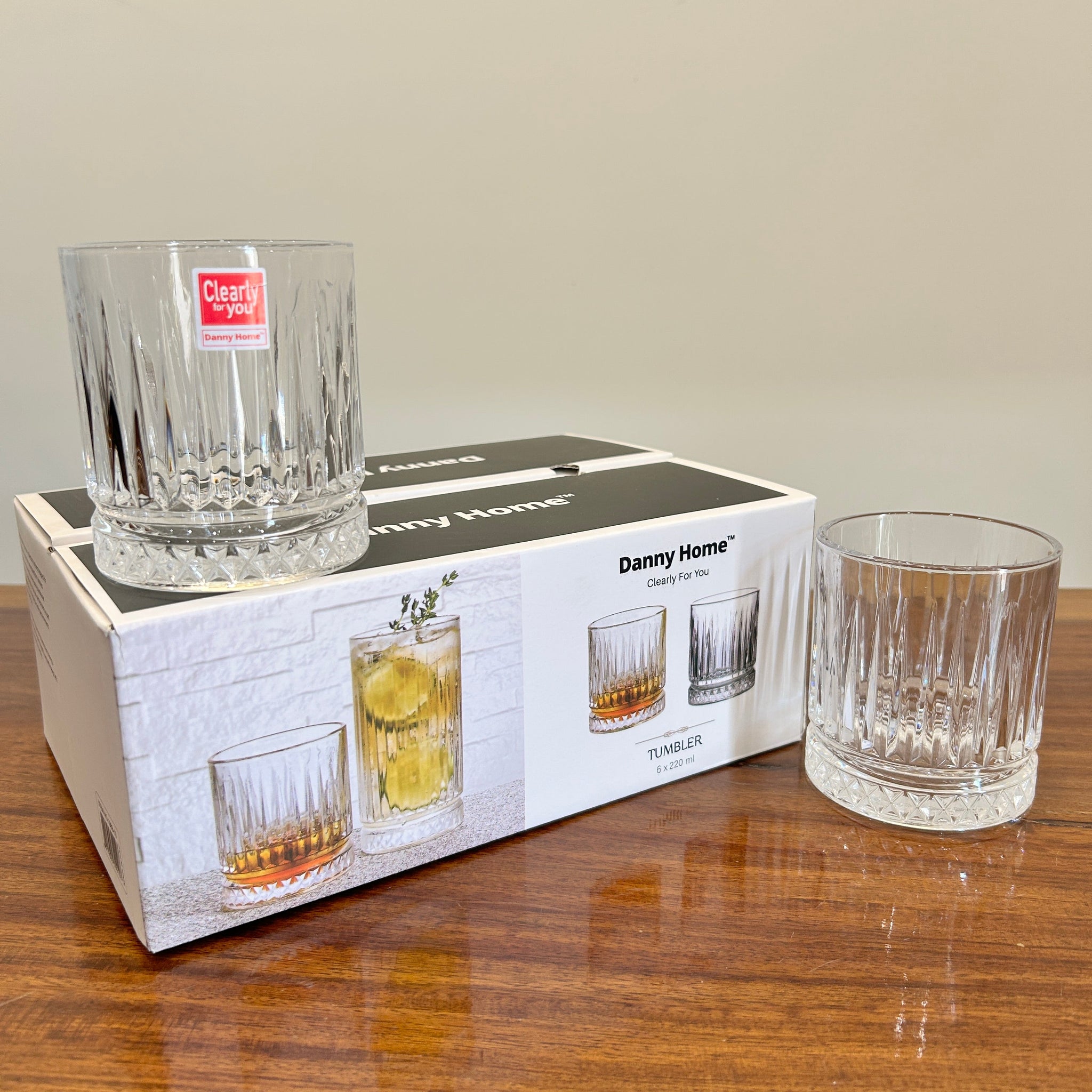 Danny Home Boutique Glass 6Pcs (220ml)