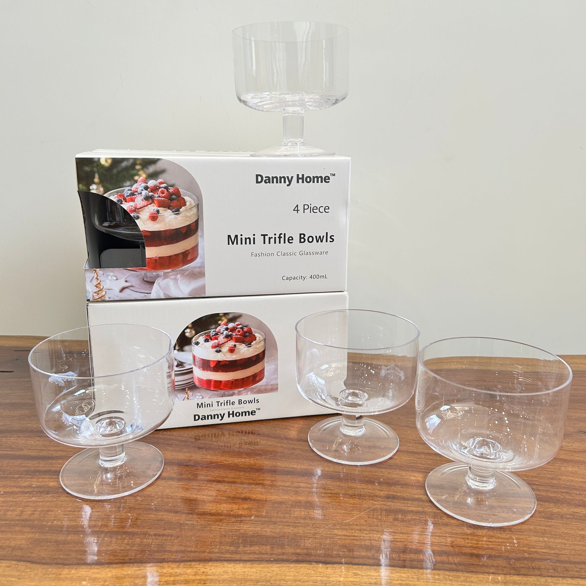 Danny Home Mini Trifle Bowl 4Pcs