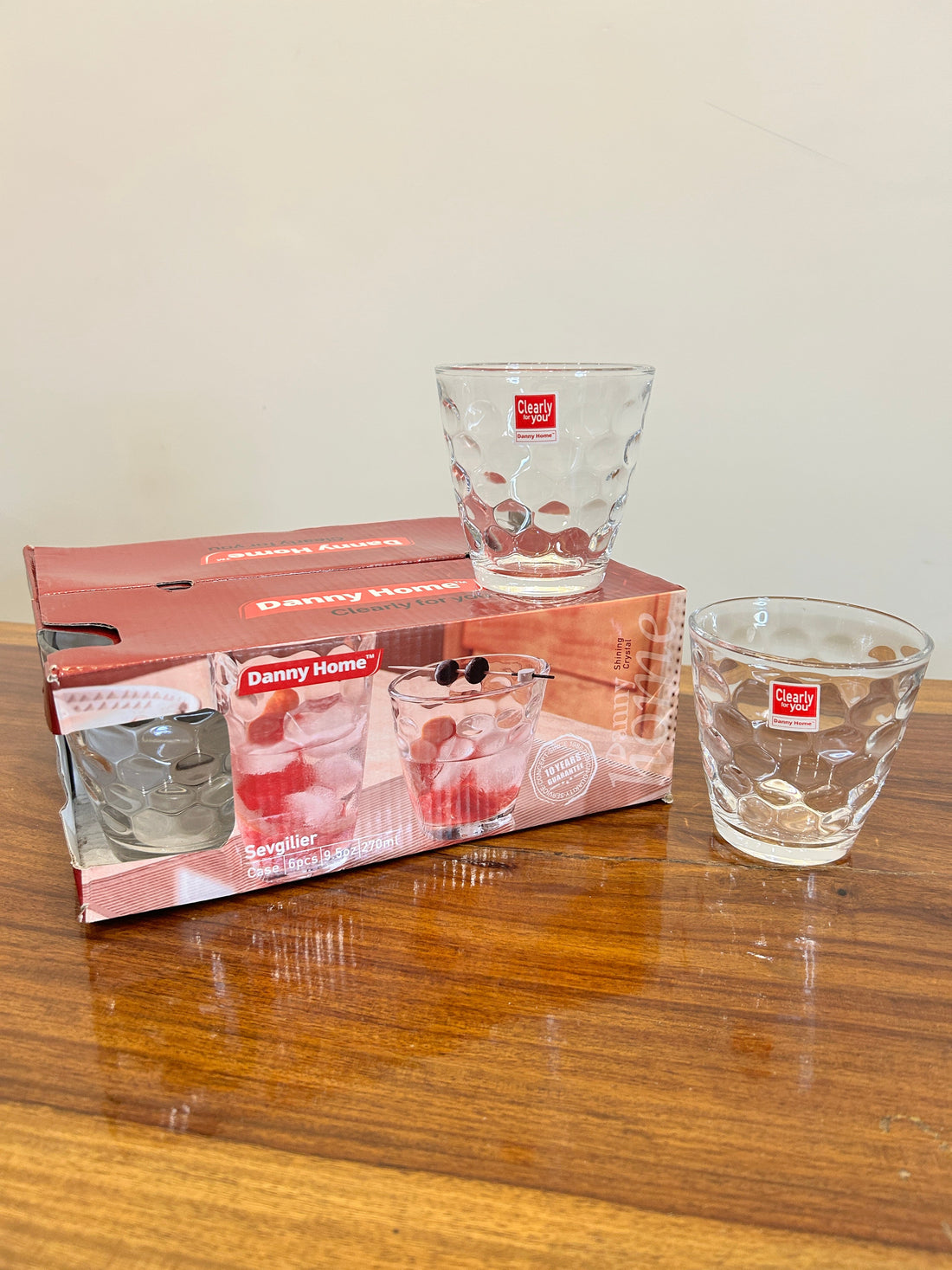 Danny Home Sevgilier Case Glass 6Pcs (270ml)