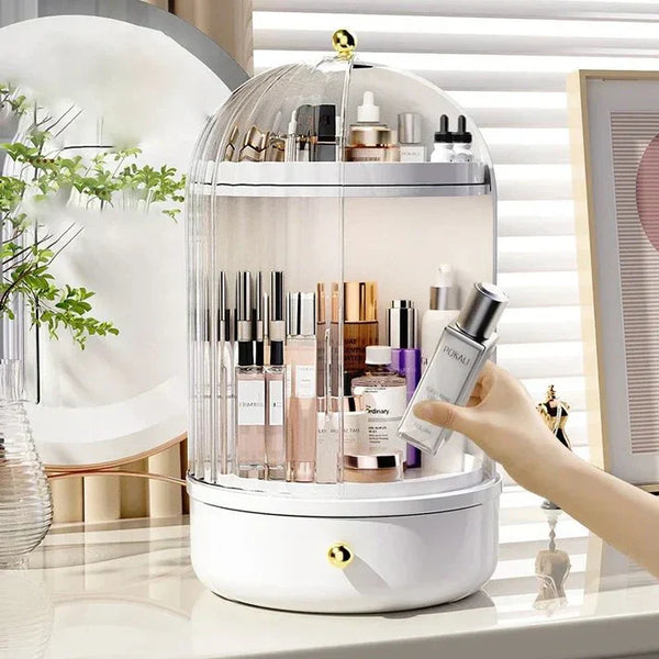 Clear Rotating Makeup Organizer