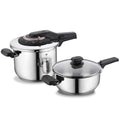 Korkmaz Vita Plus Quattro pressure cooker set 3L and 6L – HaulJunction