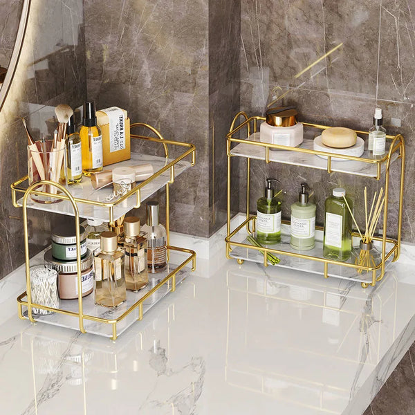 Cosmetic 2 Layer Organizer Shelf