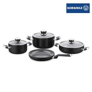 Korkmaz A-3891 Lena 7 Piece Cookware Set