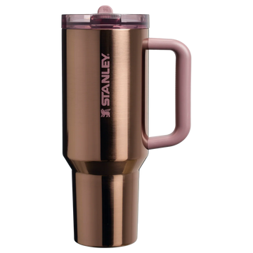 The Quencher ProTour Flip Straw Tumbler | 40 OZ - Polished Rose Gold