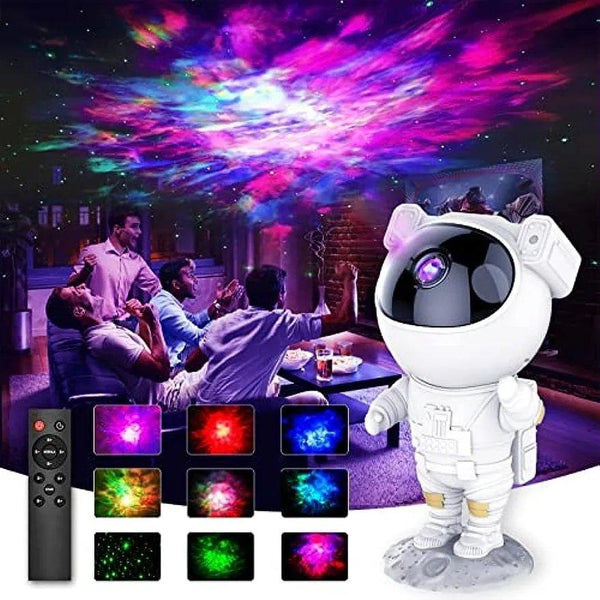 Astronaut Galaxy Projector with Timer and Remote Bluetooth Speaker