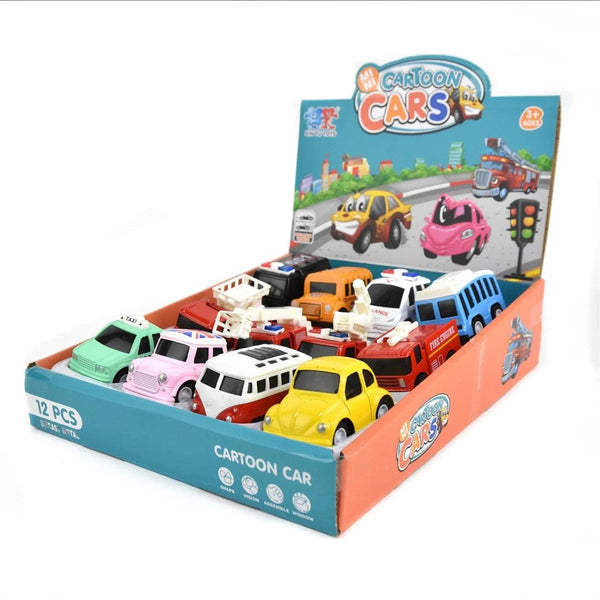 Cartoon Car Set of 12Pc Gift Pack