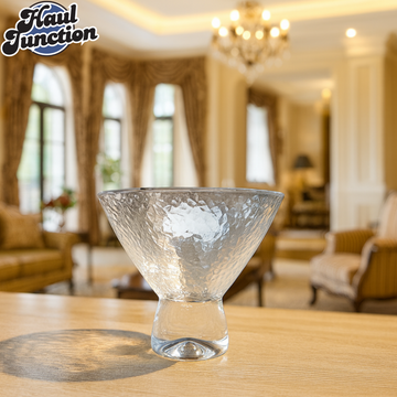 DANNY HOME 6-PIECE GLASS SET – 180ML TRANSPARENT DRINKING CUPS FOR WATER, JUICE & DESSERTS