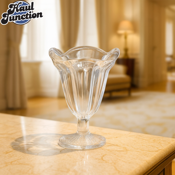 DANNY HOME 6-PIECE GLASS SET – 230ML CLEAR DESSERT & BEVERAGE CUPS, ELEGANT TABLEWARE COLLECTION