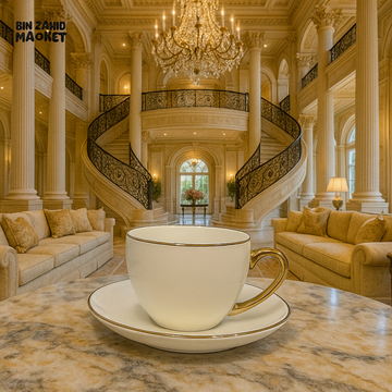 DANNY HOME TXP-015 220ML CUP AND SAUCER SET OF 12 PIECES