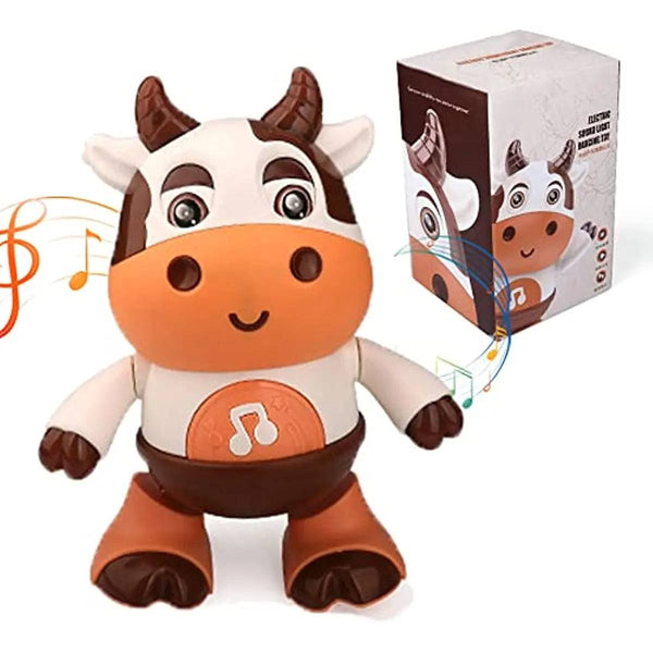 New Dancing Walking Baby Cow Toy