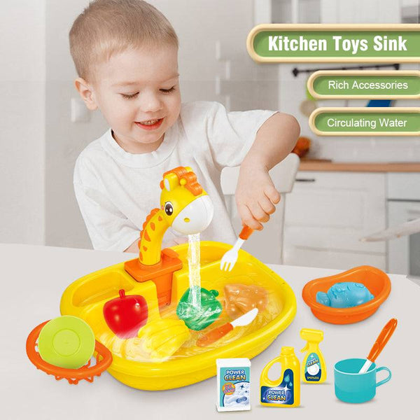 Electric Dishwasher Kitchen Sink Toy