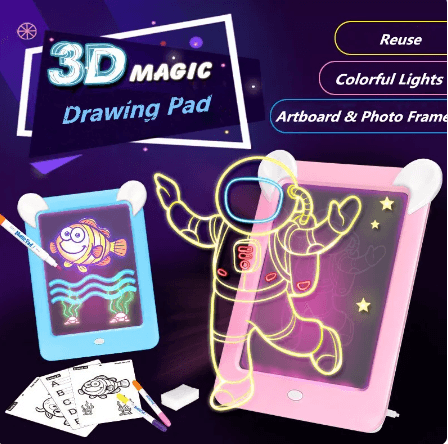 Magic Board Light Up Drawing Pad