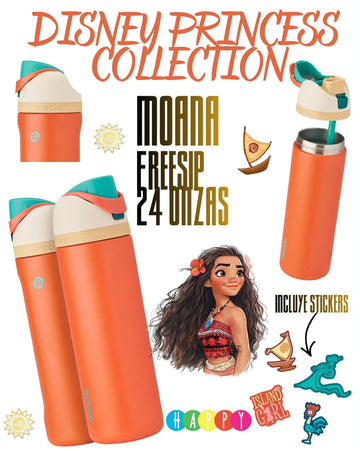 Owala FreeSip® | 24 Oz | Disney Princess Special Edition | Moana